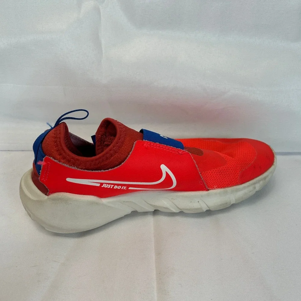 Nike Flex Runner 2 Kids 2.5Y University Red Blue Running Shoes DJ6040-601